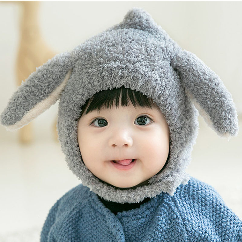 Mũ Trùm Đầu Bảo Vệ Tai Kiểu Hàn Quốc Thời Trang Mùa Đông Cho Bé Từ 1-3 Tuổi
