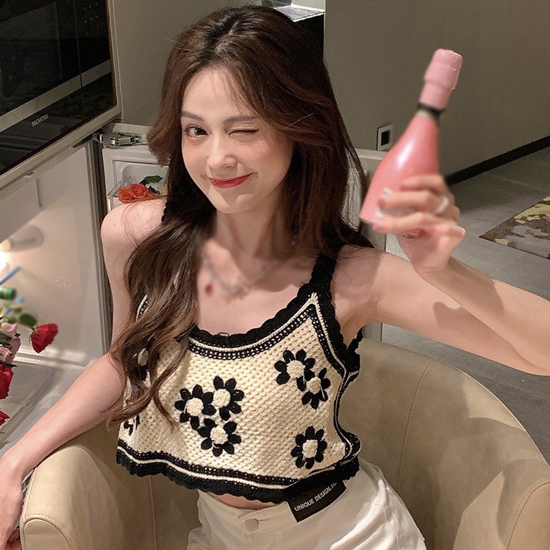 Áo Croptop - Len  |HAC-A003|