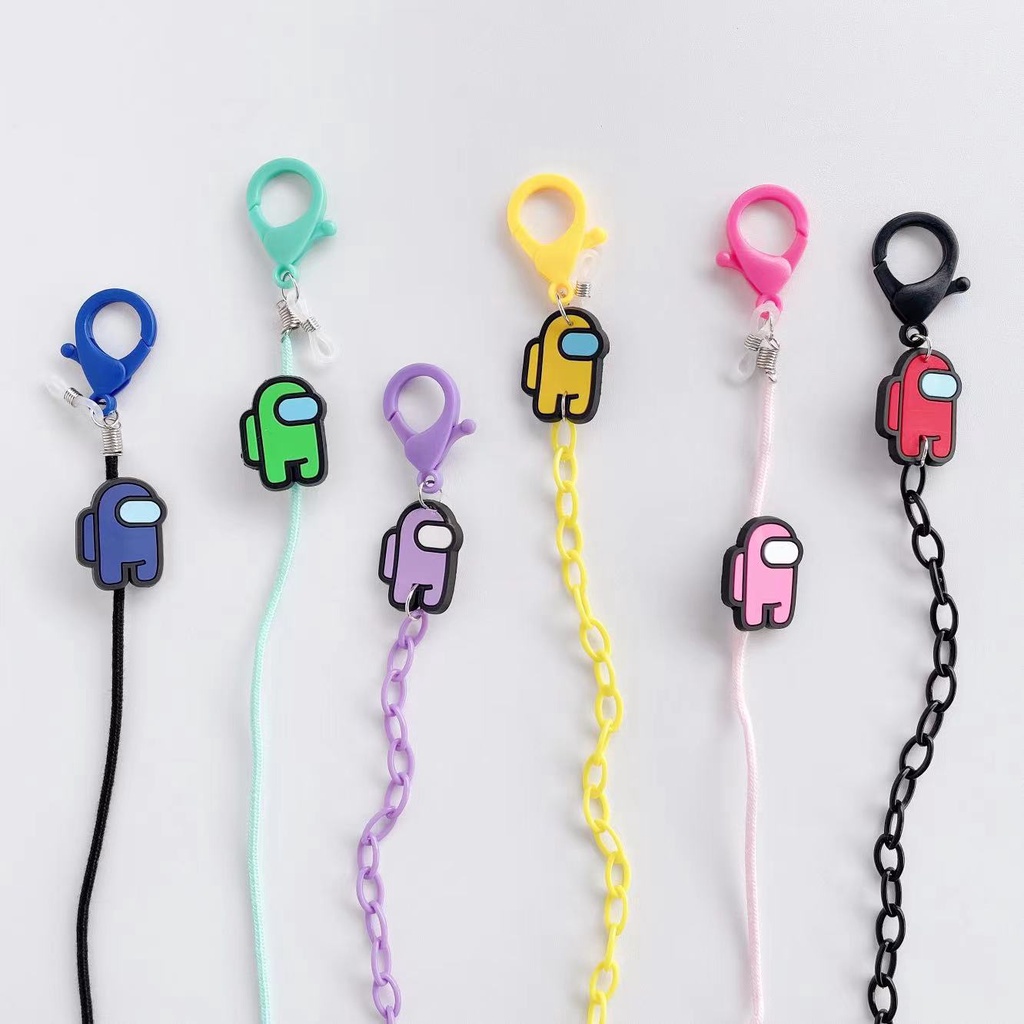 Dây Đeo Mắt Kính Bằng Acrylic Hình Phi Hành Gia Hoạt Hình Phong Cách Hàn Quốc Đơn Giản Mới