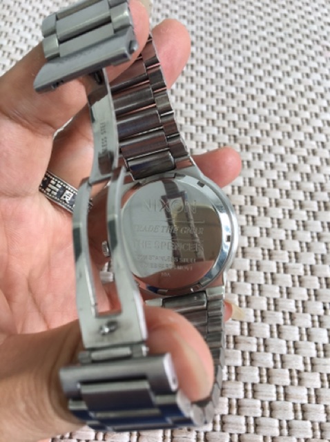 Đồng hồ Nam Nixon Quartz - Có báo thức, LED Đồng hồ chính hãng nguyên zin máy Thuỵ sỹ Nguyên chiếc Inox đúc sáng đẹp