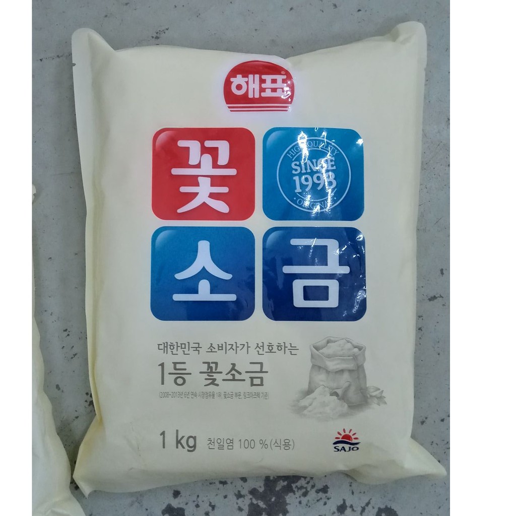 Muối hoa, muối tinh hàn quốc 1kg - 꽃소금