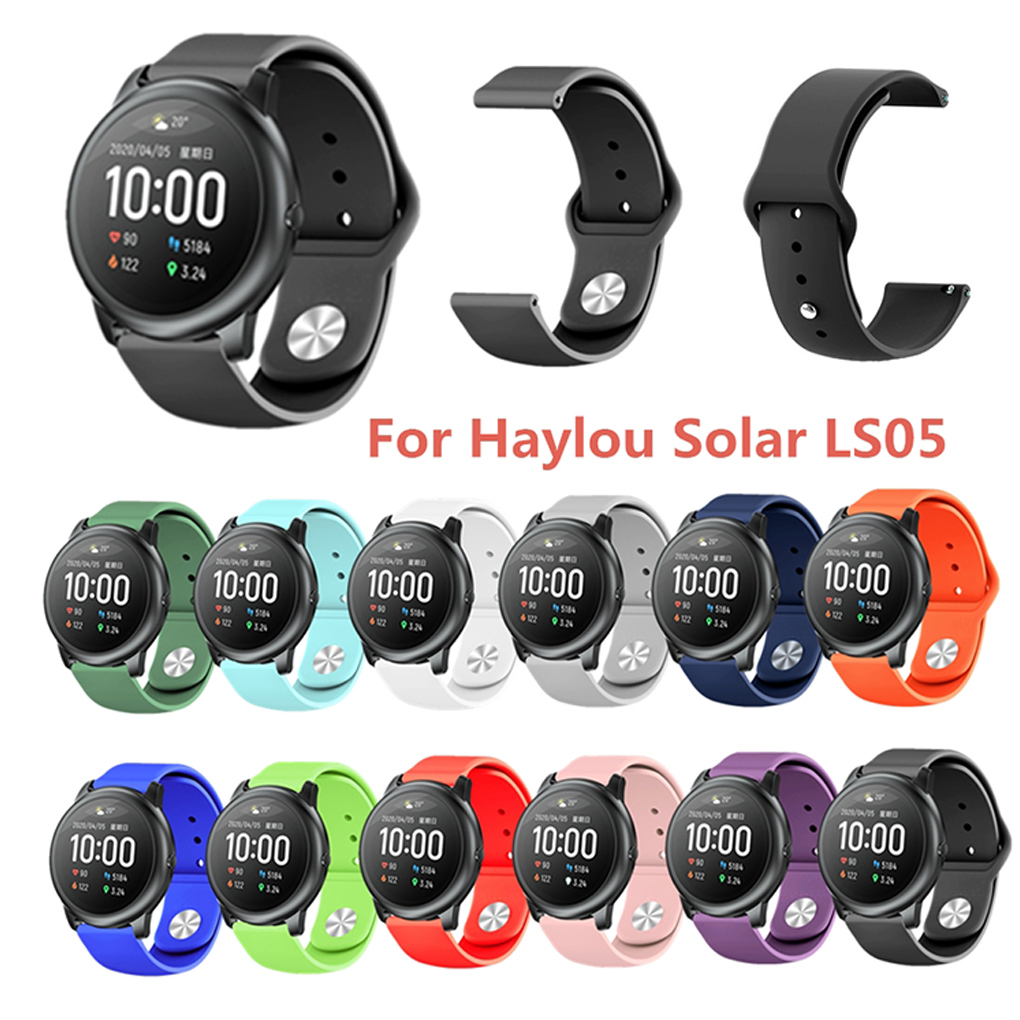 HAYLOU Dây Đeo Thay Thế Chất Liệu Silicon Thiết Kế Nhiều Lỗ Thời Trang Cho Xiaomi Accessoryluou Ls05