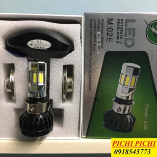 ĐÈN XE MÁY 6 TIM LED SIÊU SÁNG