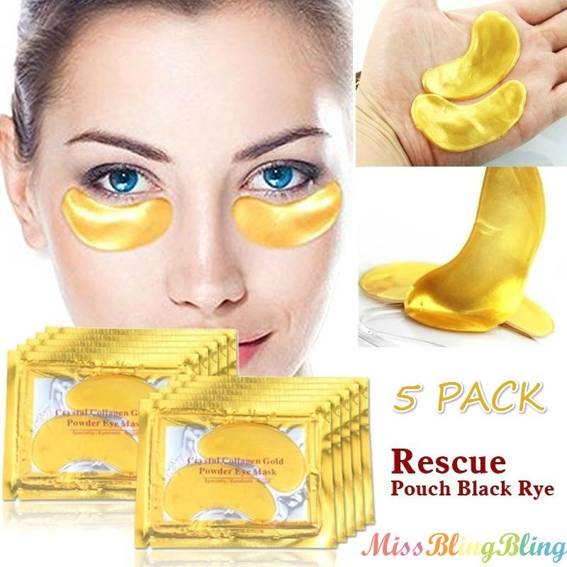 🔥Hàng Có Sẵn!🔥 Mặt Nạ Mắt Collagen Vàng Pha Lê Dưỡng Ẩm Chống Quầng Thâm