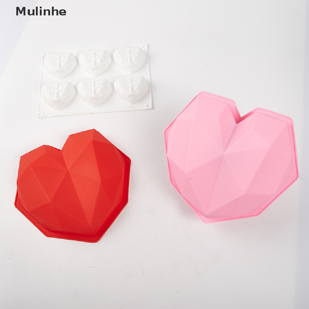 Khuôn làm bánh tạo hình trái tim 3d độc đáo tiện dụng và phụ kiện