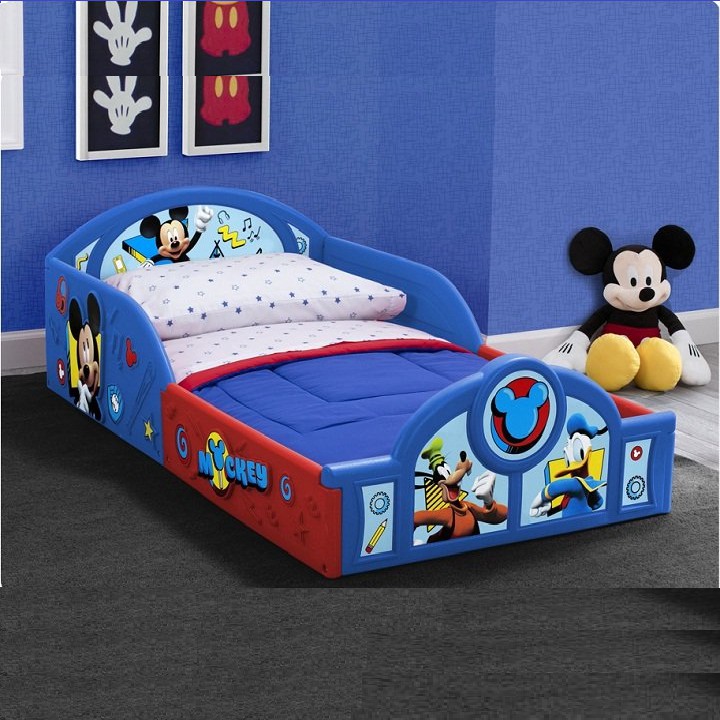 Giường ngủ cho bé (tặng kèm đệm) phù hợp cho bé từ 2 - 10 tuổi - Giường cho bé - Giường ngủ thông minh