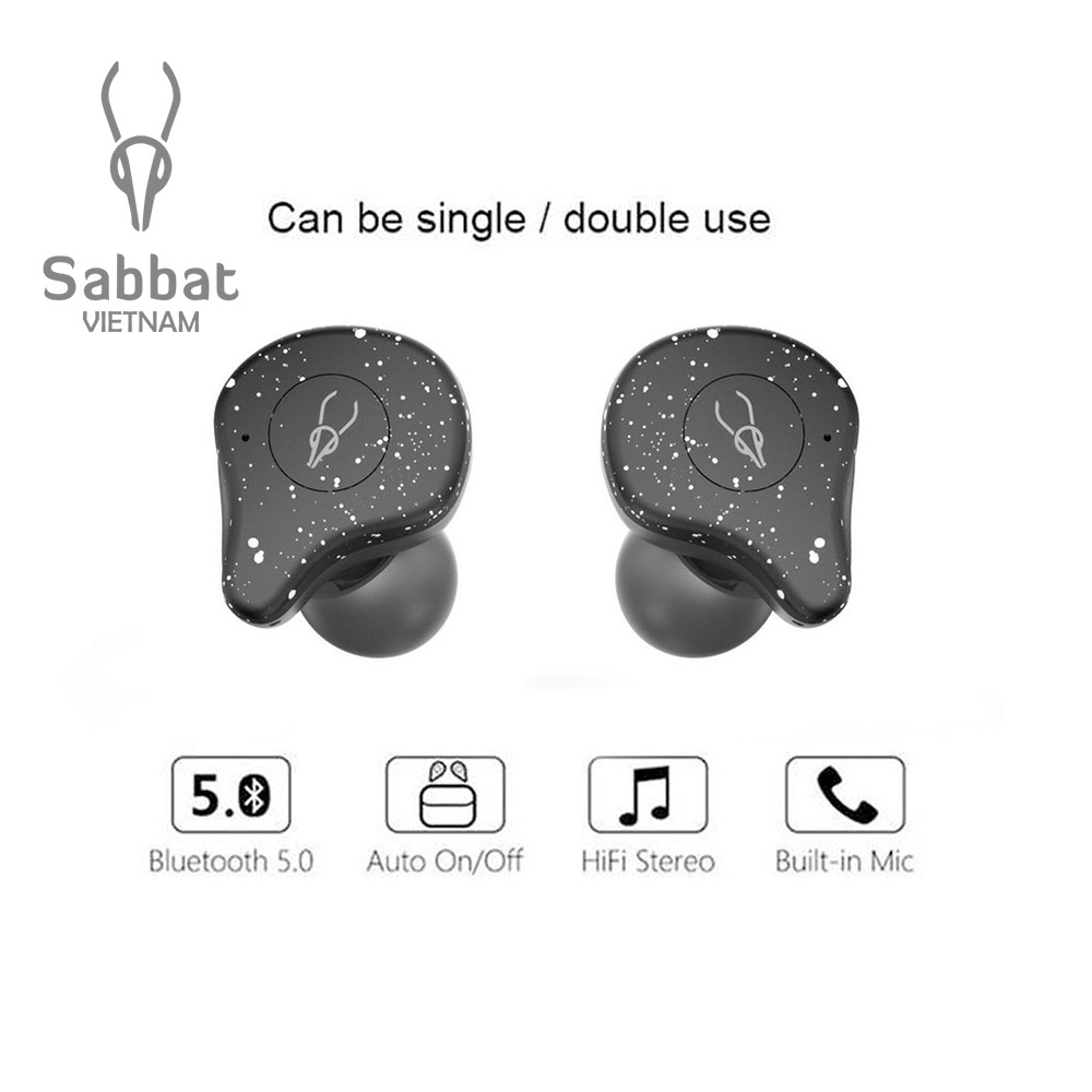 [Mã ELTECHZONE giảm 5% đơn 500K] Tai nghe bluetooth Sabbat E12 ultra phiên bản Snow flake