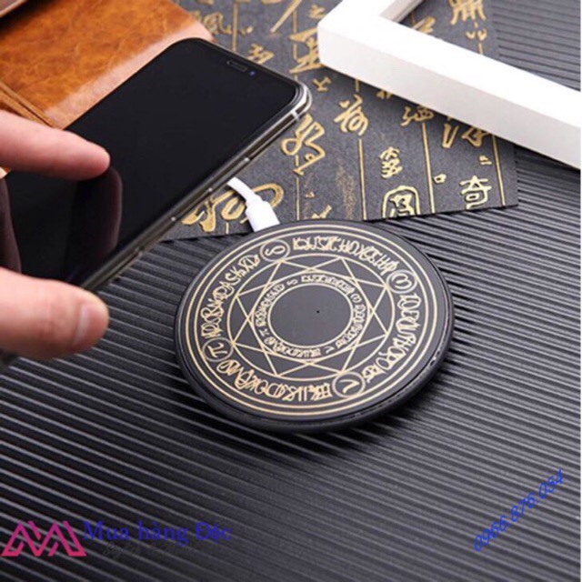 Đế sạc không dây MA THUẬT 10W hot năm 2019 DOCK SẠC KHÔNG DÂY SẠC NHANH CHO IPHONE SAMSUNG