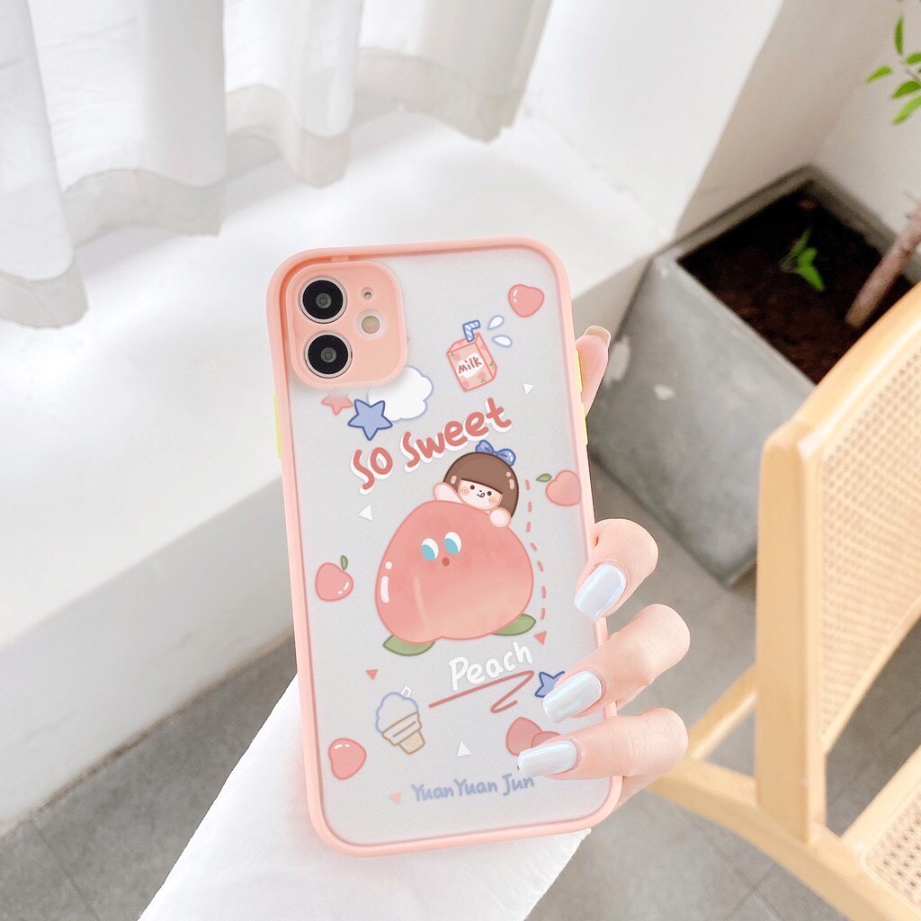 Ốp Lưng Iphone Basic Camera In Hình Siêu Cute Lưng Nhám