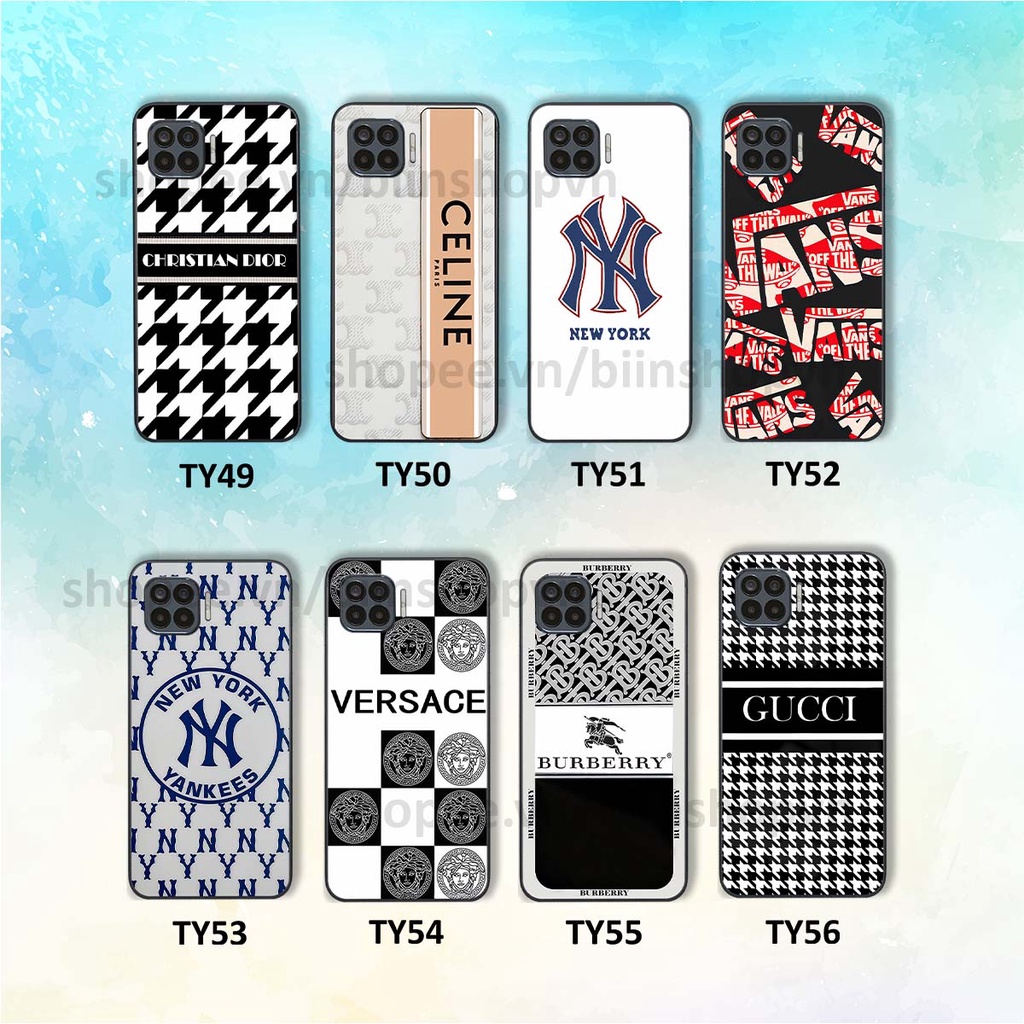 Ốp Oppo A73 / A93 in hình các thương hiệu nổi tiếng siêu đẹp, thời trang cá tính