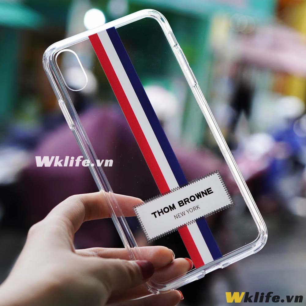 Ốp Chống Sốc Likgus Thom Browne New York Viền Dẻo Mặt  Lưng PC Cứng Cực Đẹp