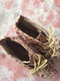 Boot da lộn hoạ tiết beo