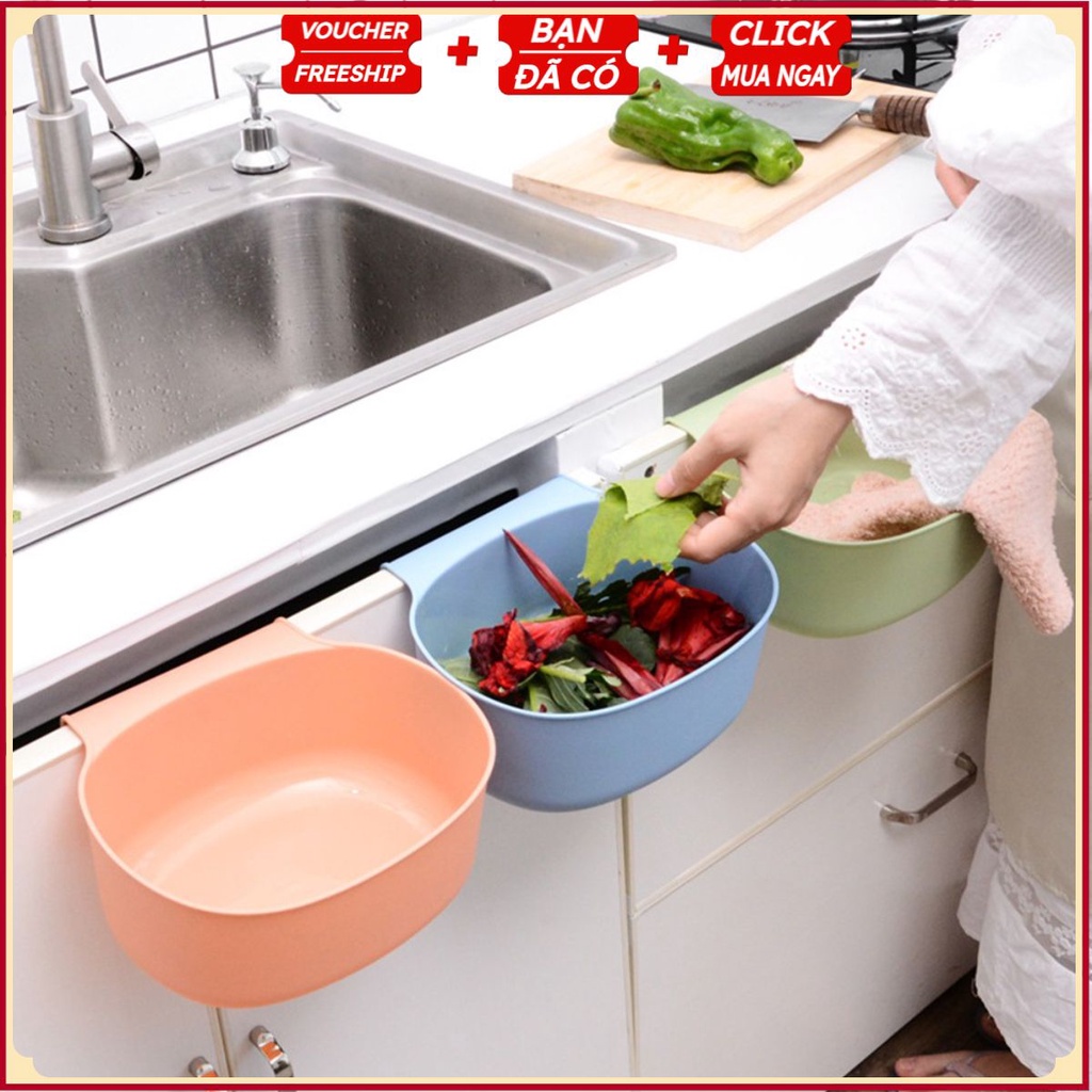 Chậu Để Đồ - Khay Để Rác Gài, Treo Trên Cửa Tủ B2 Mới Về