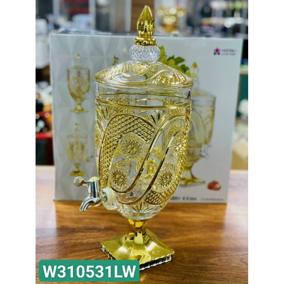 Bình thuỷ tinh đựng r ư ợ u, nước hoa quả, mẫu đẹp hiện đại