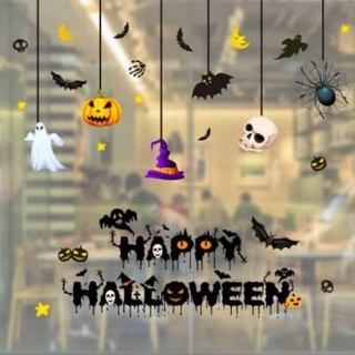 Decal dán gương, kính trang trí Halloween