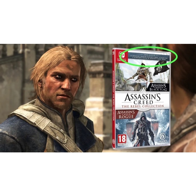 Đĩa game nintendo switch : Assassin’s creed rebel - like new