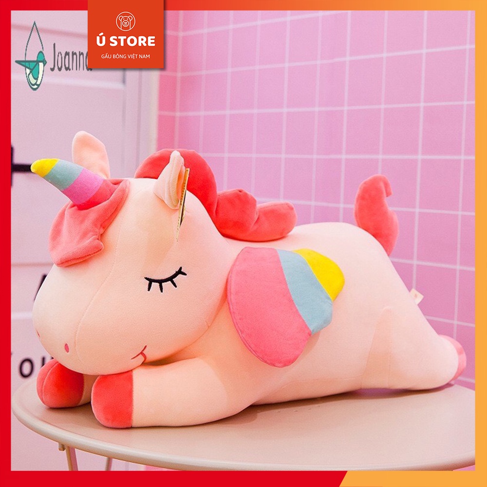 Gấu bông gối ôm ngựa pony khổng lồ | Kì lân ngựa unicorn co dãn 4 chiều