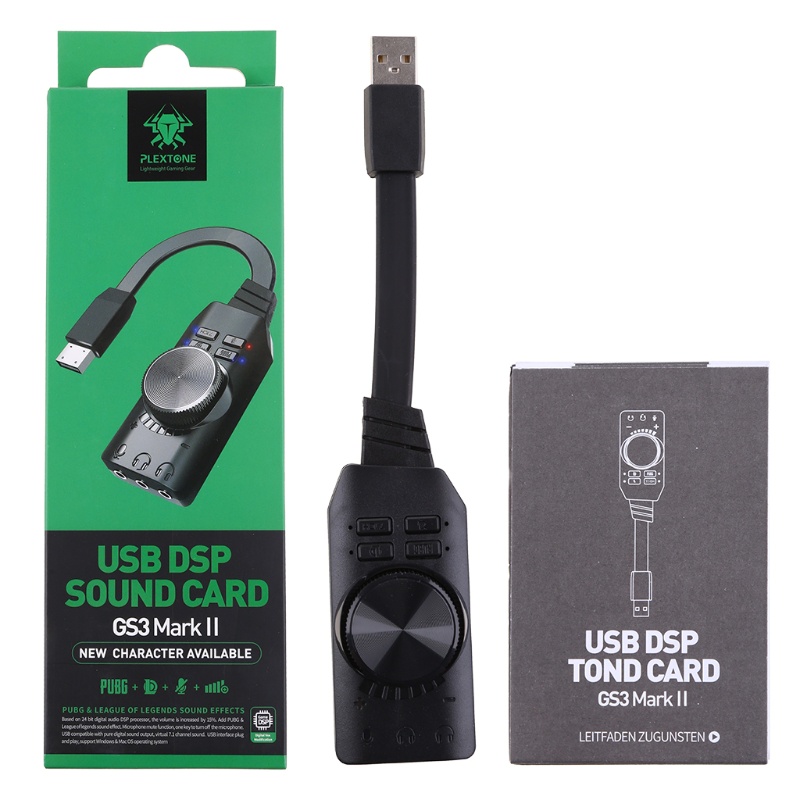 Đầu chuyển đổi thẻ âm thanh 7.1 kênh USB 3.5mm cho máy tính bàn Notebook