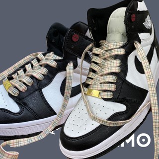 Dây Giày Custom Nike AF1 AJ1 Nike x Burberry kèm lọ đựng