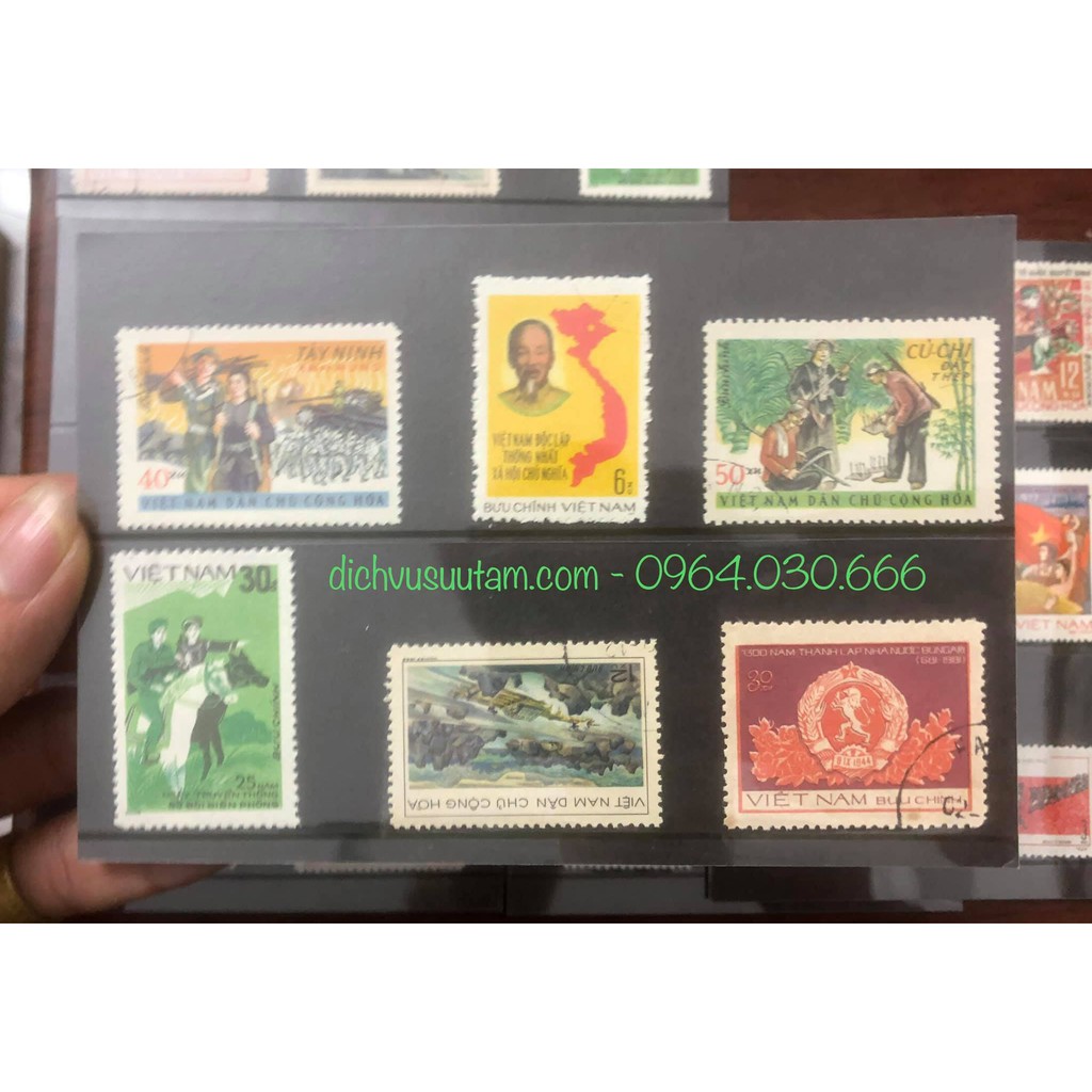 Bìa Tem Việt Nam Hình Ảnh Bác Hồ, Người Lính Và Nhân Dân