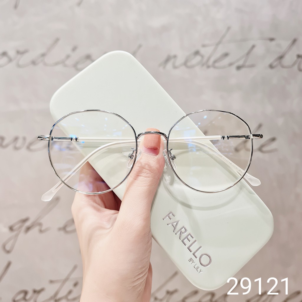 Gọng kính cận kim loại mắt tròn Lilyeyewear 29121 nhiều màu một size | BigBuy360 - bigbuy360.vn