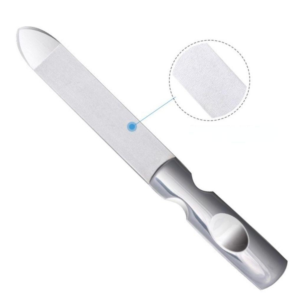 Dụng Cụ Dũa Móng Hai Mặt Bằng Da Bền Bỉ