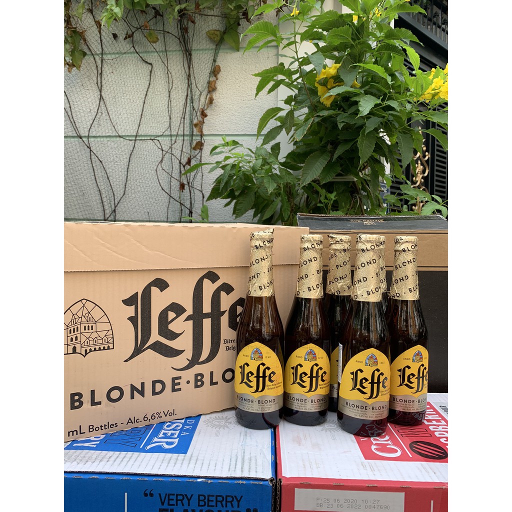 Bia Leffe Vàng ( Leffe Blonde ) 6,6% lốc 6 Chai 330m