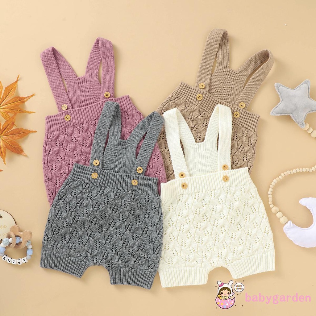 Yếm không tay có nút thời trang dễ thương cho bé