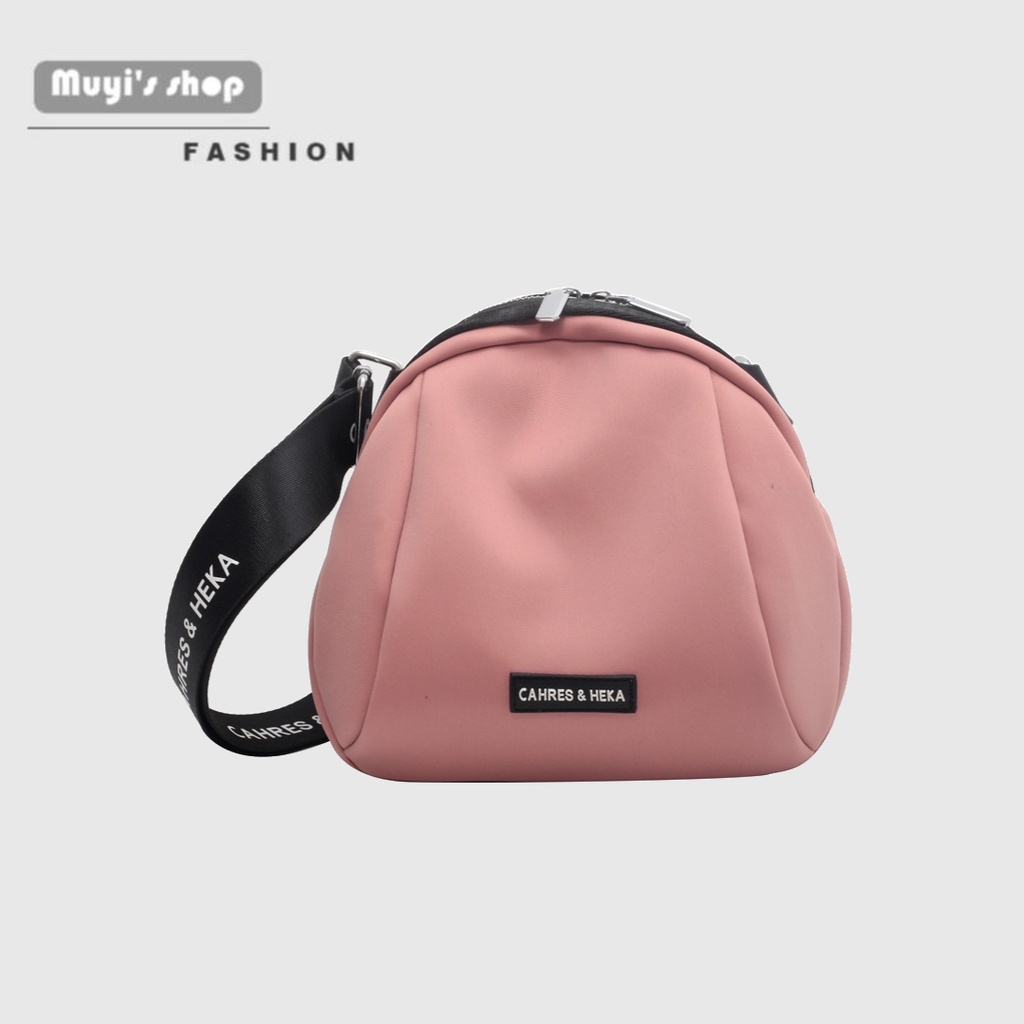 Túi Vỏ Sò Bằng Vải nylon Thiết Kế niche Giản Dị Dành Cho Bạn Nữ