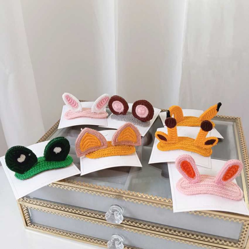 Kẹp Tóc Hình Tai Thỏ 3d Xinh Xắn Cho Bạn Gái