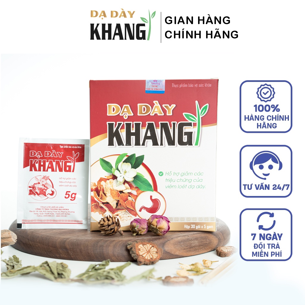 Dạ Dày Khang Hỗ Trợ Giảm Đau, Loét Bao Tử, Giải Độc Cho Cơ Thể Sản Phẩm Của Mộc Tỳ Vị