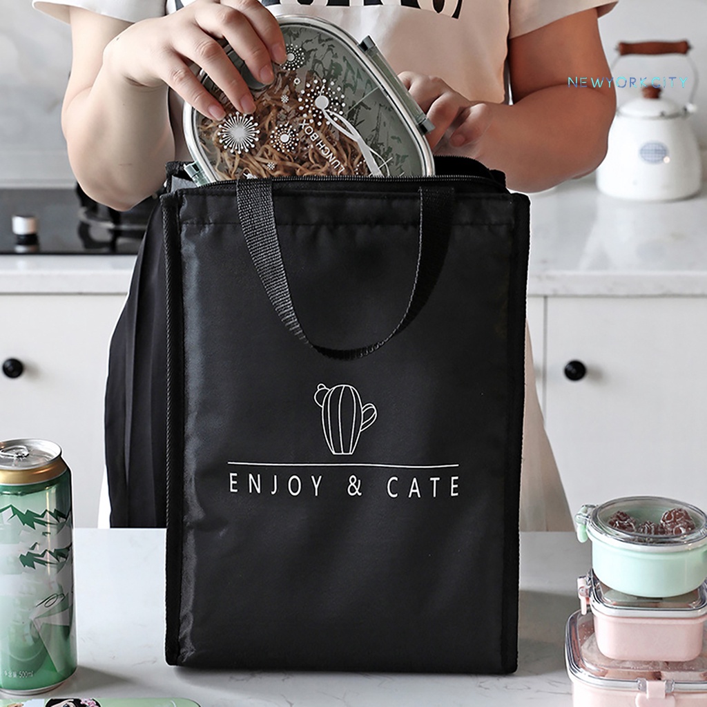 Túi Đựng Hộp Cơm Trưa Cách Nhiệt Chống Nước Chống Dầu