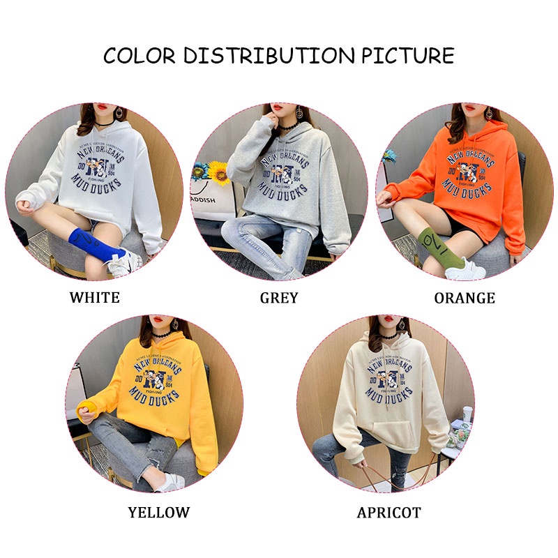 Áo Hoodies Có Nón Dài Tay Thời Trang Hàn Quốc Mới