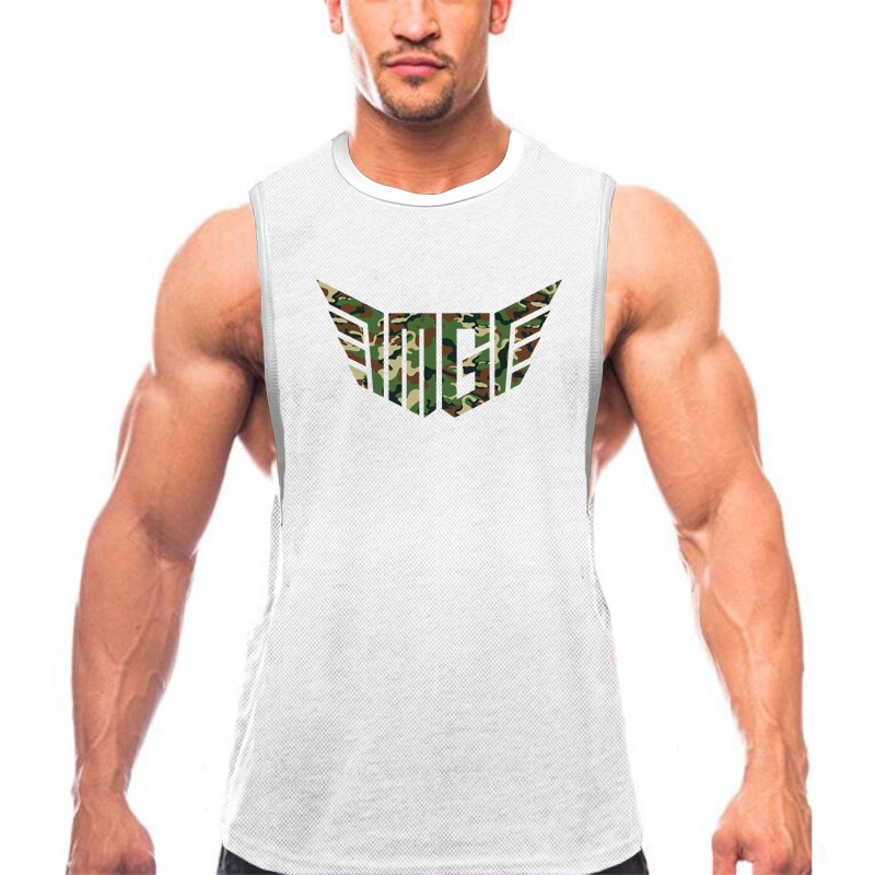 Áo Ba Lỗ Lưới Nhanh Khô Tập Thể Hình Cơ Bắp Thời Trang Mới Cho Nam