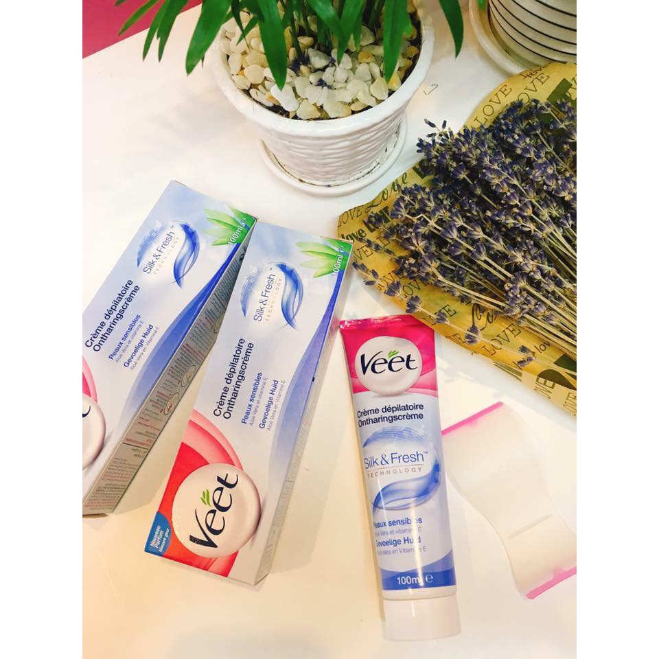 [SUPER SALE] Kem Tẩy Lông Veet Pháp 100ml - Triệt Lông Sau 3 Phút | BigBuy360 - bigbuy360.vn