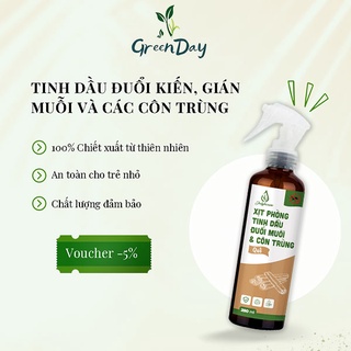 Tinh dầu đuổi muỗi, côn trùng Bình xịt phòng đuổi kiến ba khoang - hương Quế
