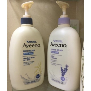 [🇺🇸]SỮA TẮM DƯỠNG ẨM AVEENO DAILY MOISTURIZING BODY WASH-Aveeno Stress Relief Lavender Scented Body Wash