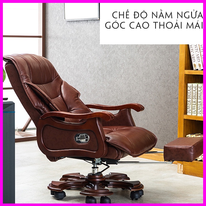 Ghế Chủ Tịch, Ghế Giám Đốc, Có Massage Đa Điểm, Ghế Lãnh Đạo 5 Phương Pháp Mát Xa Thông Minh
