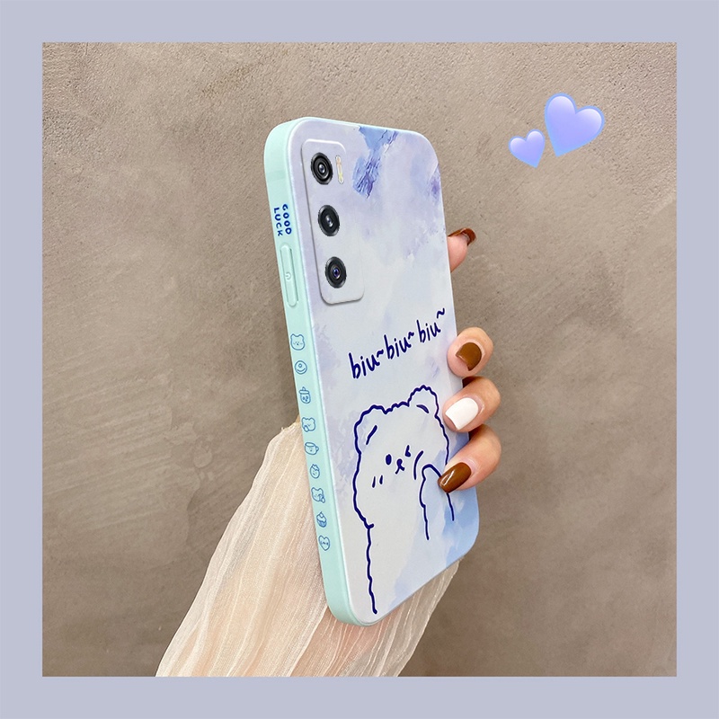 Ốp lưng Vivo V20 SE Ốp Lưng silicone Mềm Chống Rơi In Hình Tranh Sơn Dầu Đơn Giản Cho Vivo V20 SE V20SE