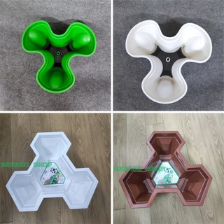 01 Chậu nhựa trồng cây loại tam giác siêu đẹp Hàng Việt Nam chất lượng