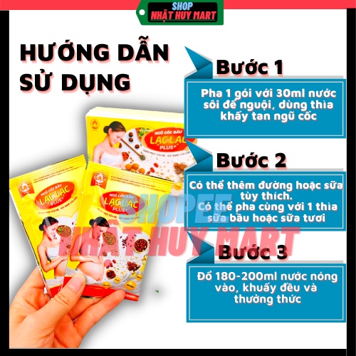 Ngũ cốc bầu Lạc Lạc thay thế sữa bầu cho mẹ bầu