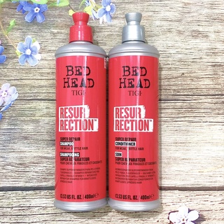 Bộ dầu gội xả tigi bedhead đỏ resurrection 400ml*2 new 2021