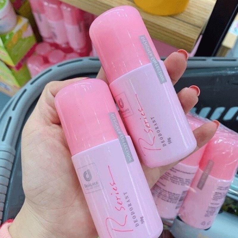 Lăn khử mùi hồng Rseries Thái Lan mùi thơm sang chảnh, dễ chịu lọ 50g - CO079