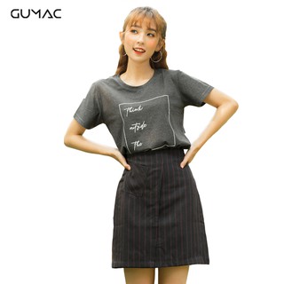 Chân váy sọc đắp tà VA313 GUMAC