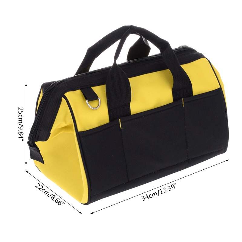 Túi Đựng Dụng Cụ Sửa Chữa Miệng Rộng 14 Ngăn Tiện Dụng Cho Nam