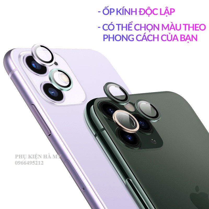 Ống Kính Cường Lực Camera Đơn Chống Lóa Phù Hợp Cho Dòng Máy iPhone 11/ iPhone 11 Pro/ iPhone 11 Pro Max | BigBuy360 - bigbuy360.vn