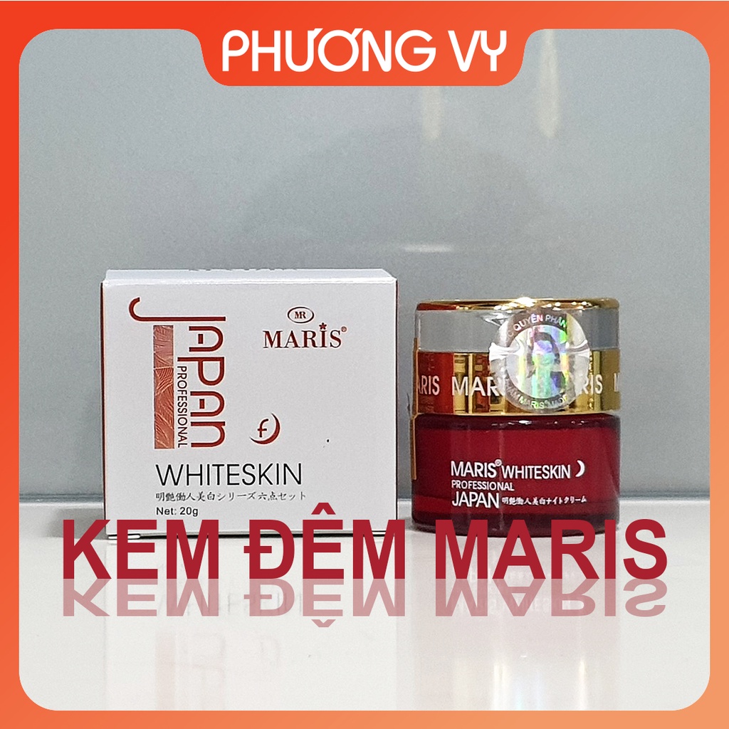 [CHÍNH HÃNG] Kem đêm Maris, chuyên làm mờ nám, tàn nhang và giúp tái tạo lại da, kem nám Nhật Bản, mỹ phẩm Maris.