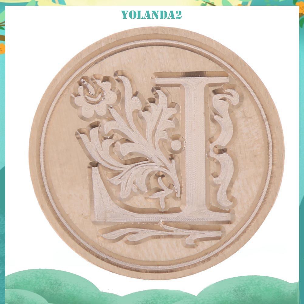 Con Dấu In Hình Hoa Và Chữ F-N Phong Cách Retro Độc Đáo