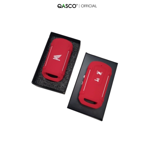 Bọc (bao) chìa khóa smartkey 2 nút HONDA Lead, Air Blade, VARIO, VISION (Đỏ) (HLSRGSKRED2)