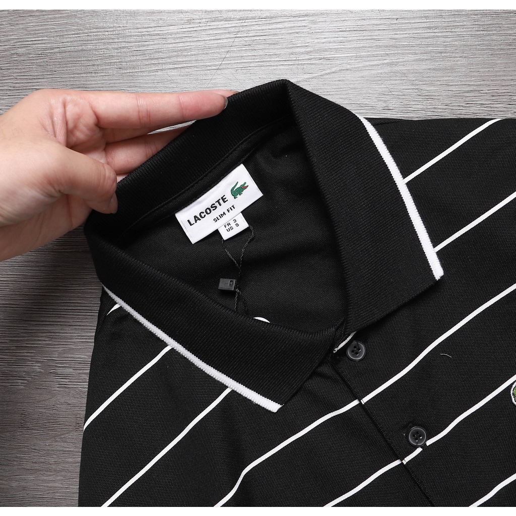 Aó polo nam Lcst (Form Slimfit,vải thun cá sấu loại 1,co dãn thấm hút mồ hôi.Made in cambodia)-CP012